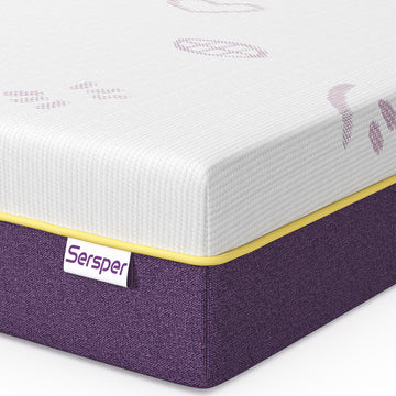 Sersper US Standard Crib Mattress, Cooling Memory Foam, Dual-Sided Firmness, 52 x 27.5 inches thumbnail