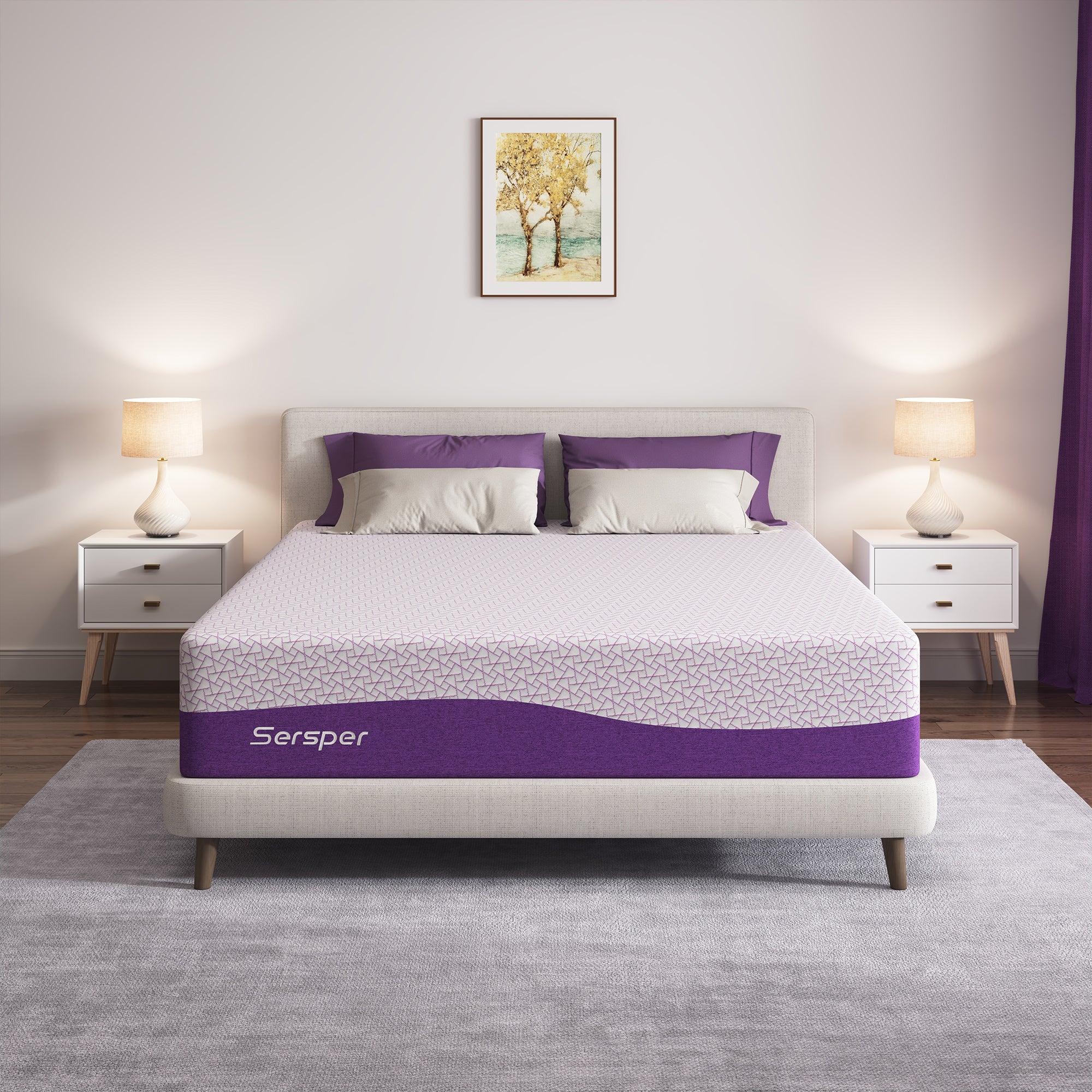 Gel-Infused Memory Foam Mattress (Model: PHA)