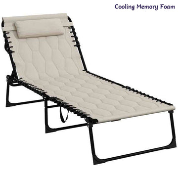 Cooling Memory Foam Deck Chairs thumbnail