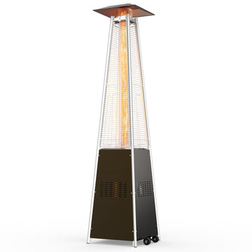 42,000 BTU Pyramid Patio Heater, Outdoor Backyard Gas Heater for Commercial & Residential Use with Tip-Over Safety Valve, Compatible with Standard 20-Lb Tank (Not Included) thumbnail